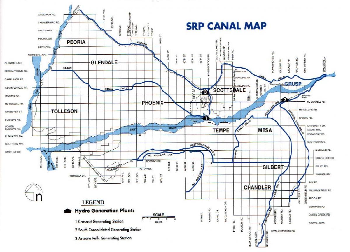 Финикс canal систем нь газрын зураг