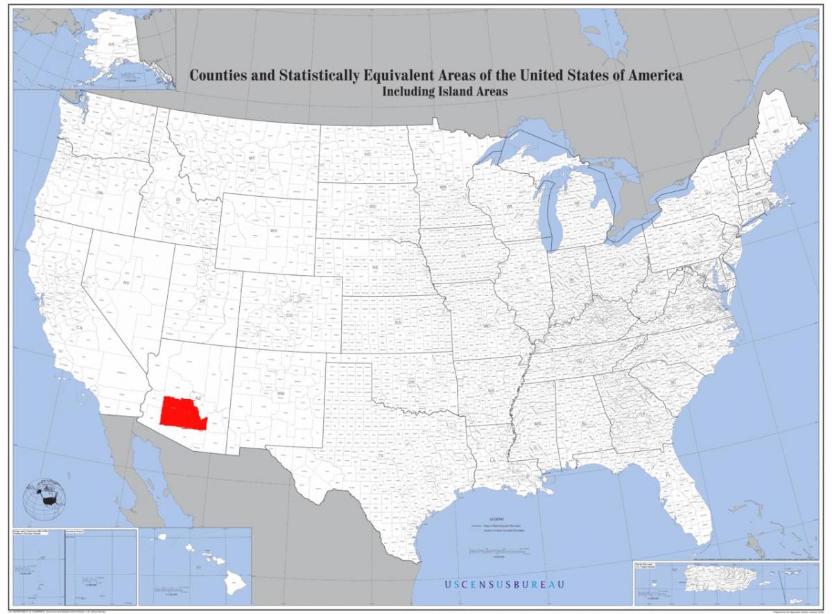 Финикс АНУ-ын газрын зураг