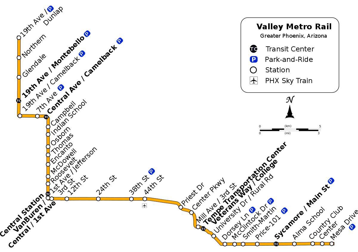 Хөндий метро, автобусны маршрут, газрын зураг
