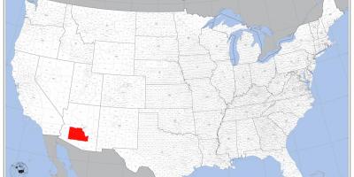 Финикс АНУ-ын газрын зураг
